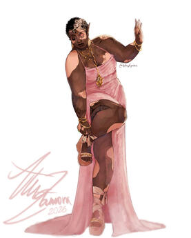 rendered full body