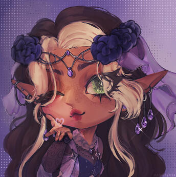rendered chibi bust up